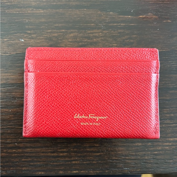 Ferragamo Gancini Leather Card Case - Picture 2 of 4